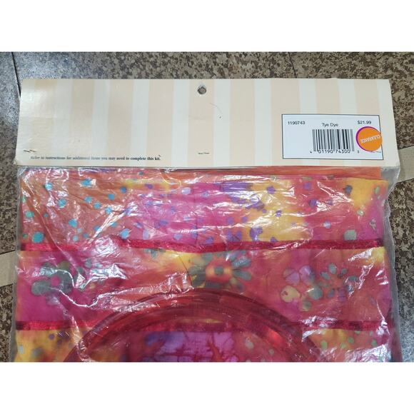 Hancock Fabrics Butterick Kit by the Handbag Boutique #15 Tye Dye Vintage Sealed - Picture 5 of 10